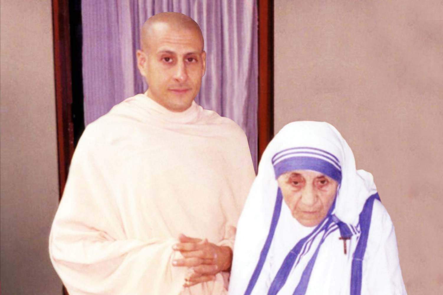 Radhanath_Swami_meets_Mother_Teresa