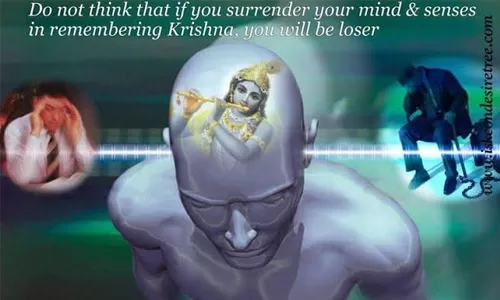 From mind's vicious grasp of krishna's arm