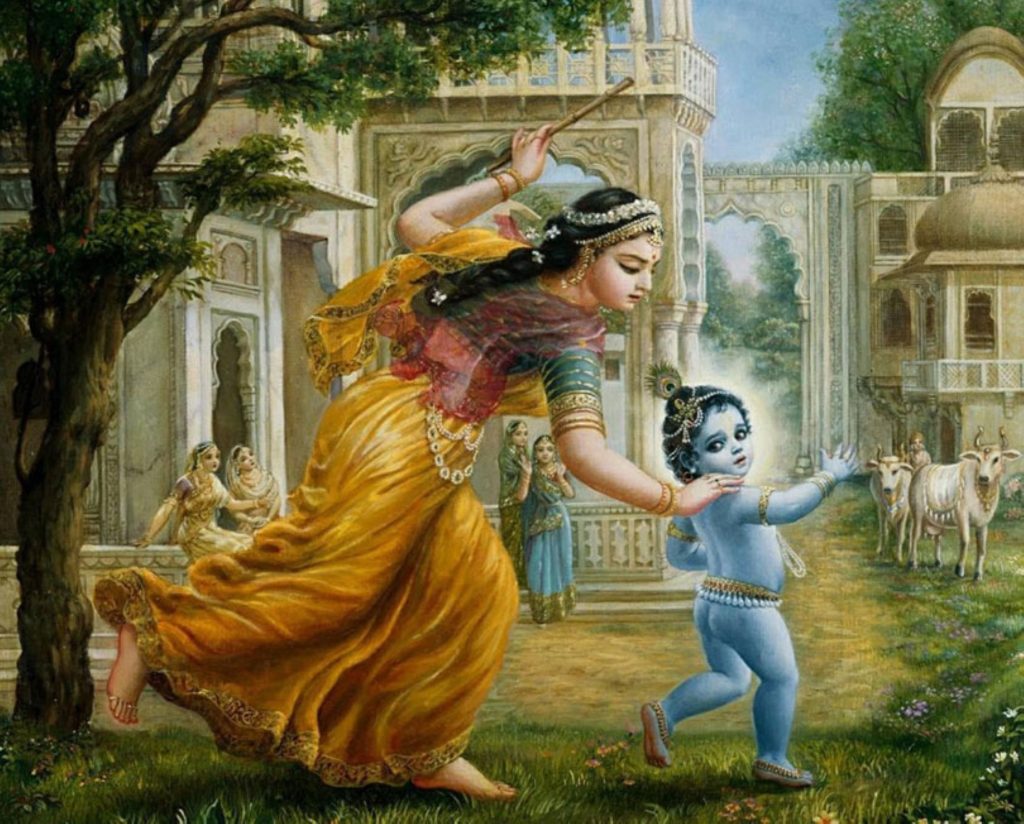 Sri Krishna guides devotees to love Him while upholding dharma. True bhakti balances devotion and duty.
