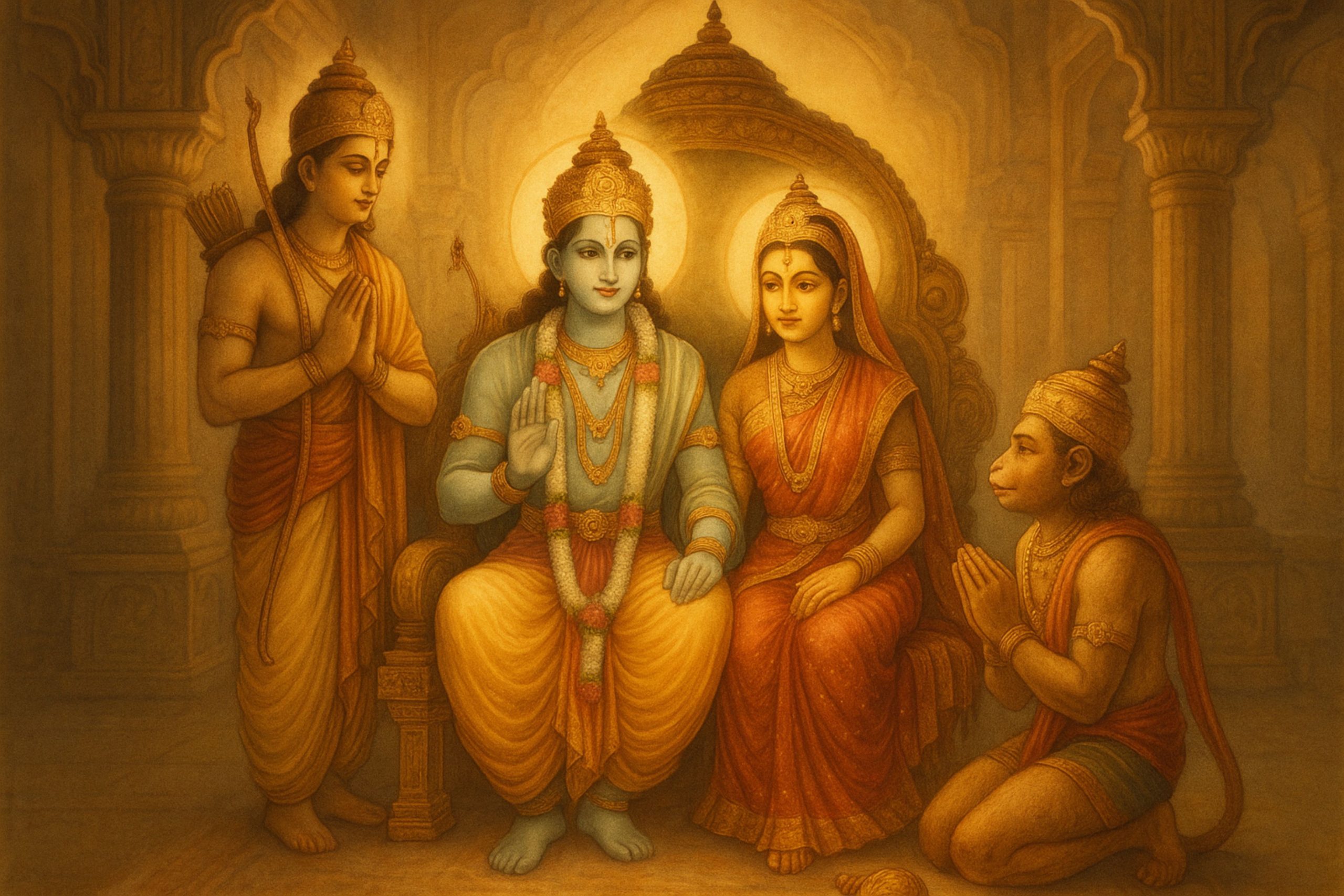 The Perfect Balance in Rama Darbar