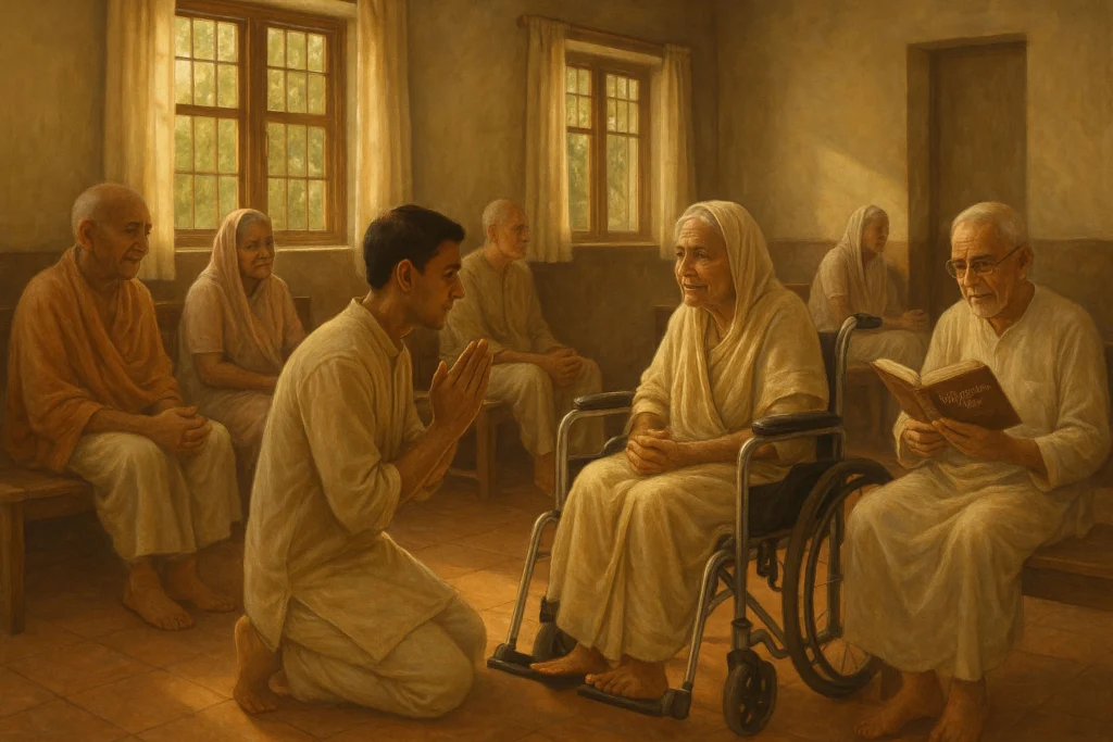 Visiting an Old Age Home