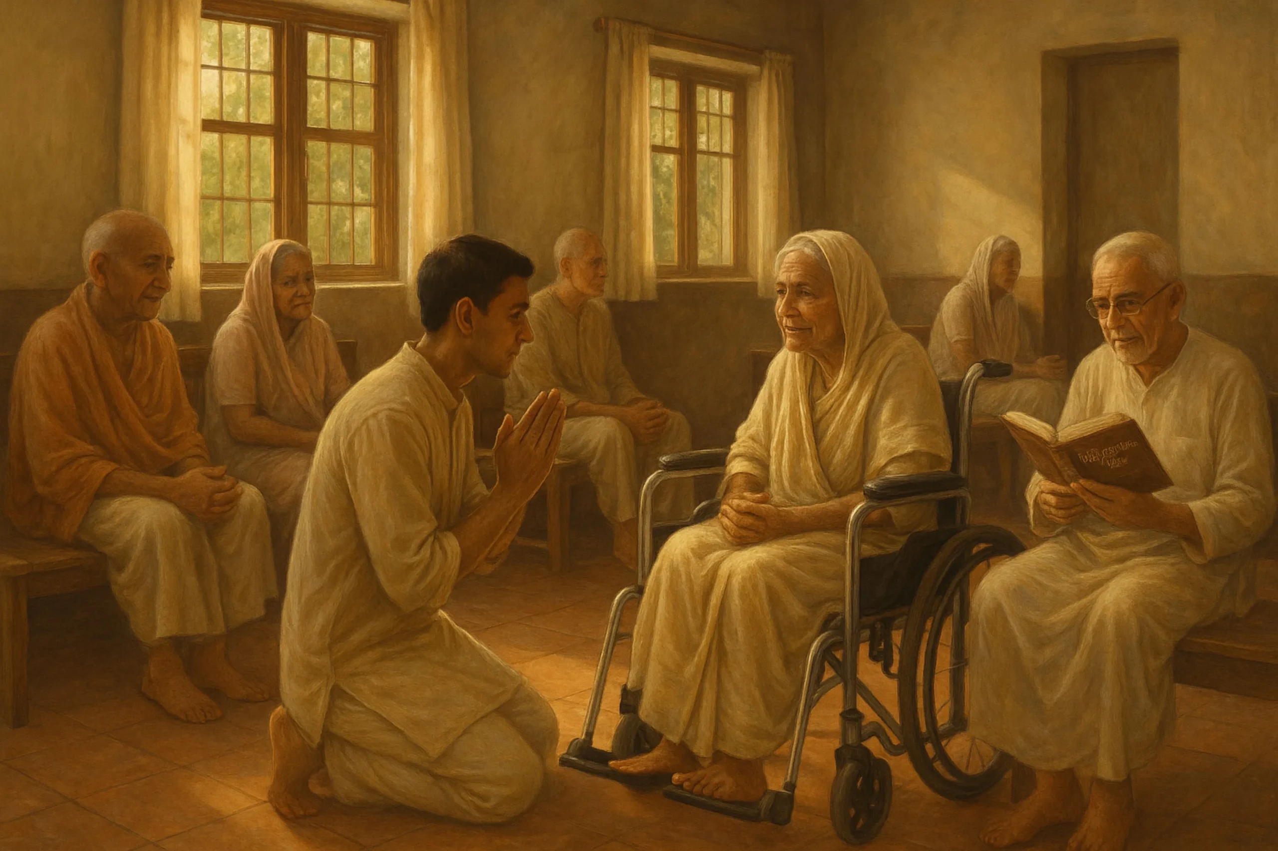 Visiting an Old Age Home