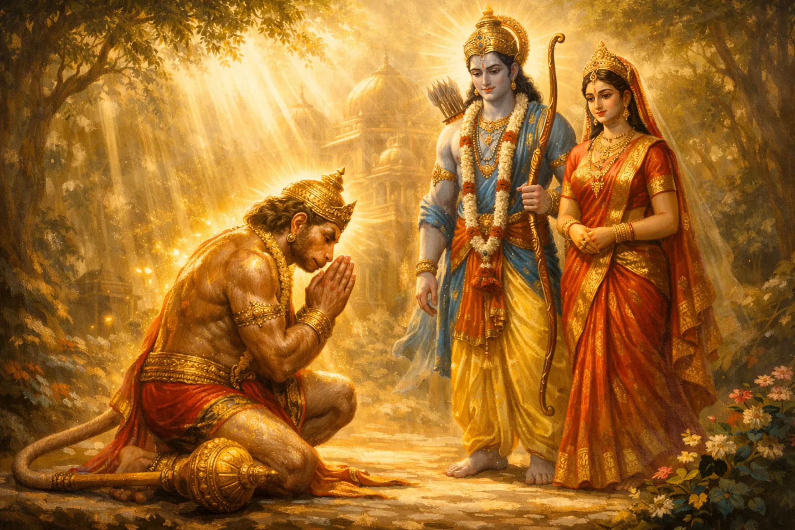 HANUMANJI - SERVICE TO SRI RAMA IN DIFFERENT EMOTIONS